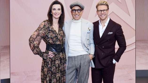 Mäurer & Wirtz bringt neuen Duft mit Thomas Rath und HSE - Sandra Rehm (Vorsitzende der Geschäftsführung HSE), Designer Thomas Rath und Stephan Kemen (CEO von Mäurer & Wirtz) - Quelle: Manuel Ringlstetter/HSE